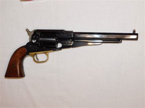 Lot 51 Pietta 1858 Remington Black Powder Revolver With Cylinders For