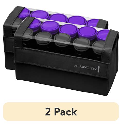 Pack Remington Travel Size Professional Compact Ceramic Hot Hair Rollers Piece Set