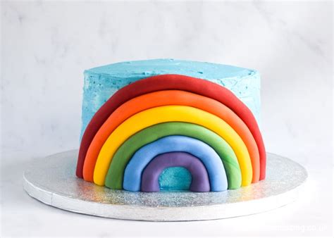 How To Make An Easy Fondant Rainbow Cake Decoration Laptrinhx News