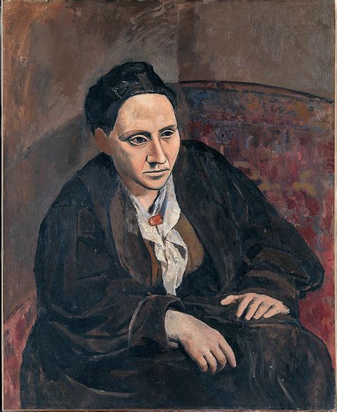 Portrait Of Gertrude Stein 1906 By Pablo Picasso Painting By Artistic Rifki