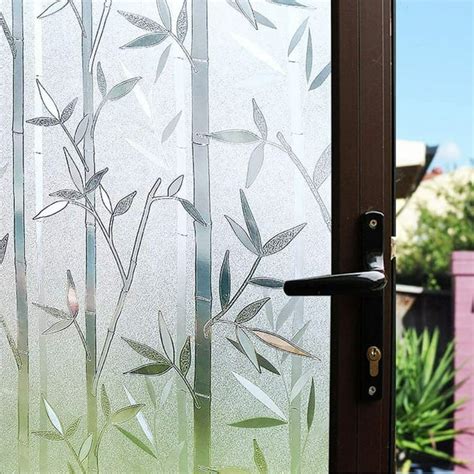 Home Cal Window Privacy Film No Glue Self Static Cling Window Covering