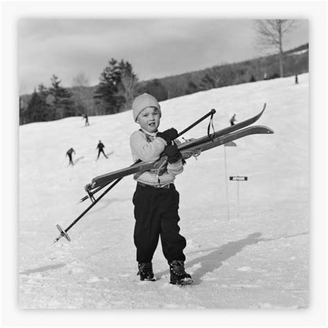 New England Skiing Slim Aarons Print