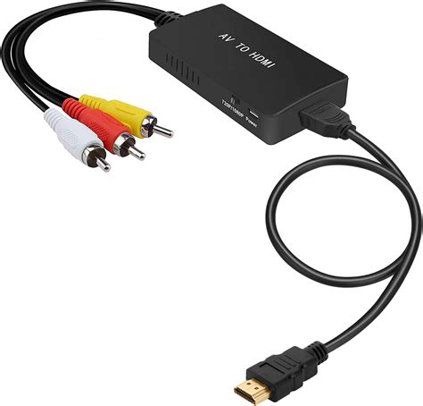 Taihuai Rca To Hdmi Converter Av To Hdmi Adapter Composite Cvbs To Hdmi Video Audio