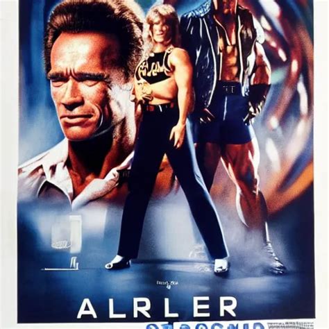 A S Movie Poster Starring Arnold Schwarzenegger Stable Diffusion