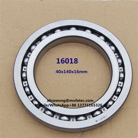 16018 Open Type Deep Groove Ball Bearing 90 140 16mm 16018 Bearing