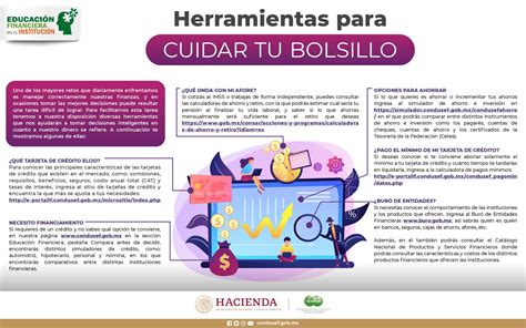 Herramientas Para Cuidar Tu Bolsillo Facultad De Contaduría Y