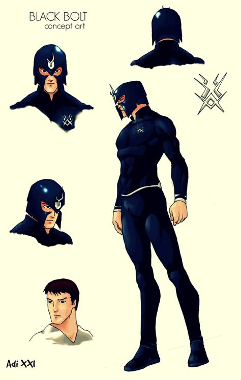 Black Bolt Concept Art by Adi-Herawan on DeviantArt | Black bolt marvel ...