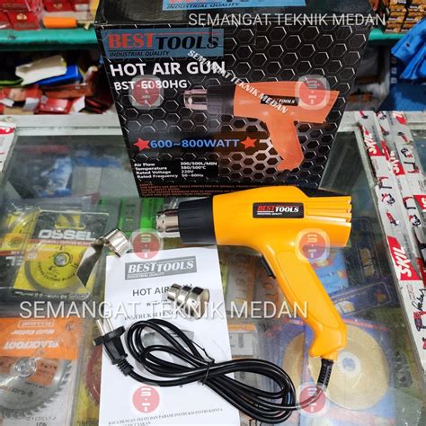 Jual MESIN HEATGUN HOTGUN HEAT HOT AIR GUN BLOWER PEMANAS ANGIN BESTTOOLS Shopee Indonesia
