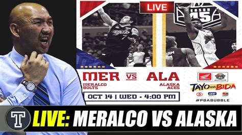 LIVE Meralco Bolts Vs Alaska Aces PBA Philippine Cup 2020 Updates