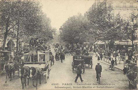 Paris Boulevard Sébastopol Paris Ier Arr Cartes Postales