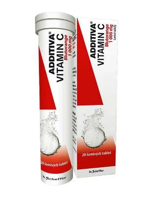 ADDITIVA Vitamin C Blutorange Brausetabletten