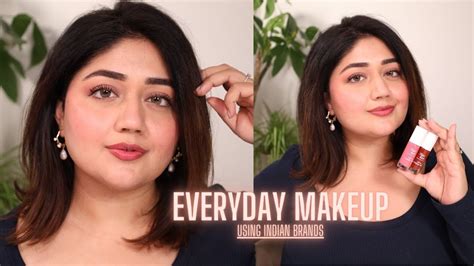 Easy Everyday Makeup 2024 With Indian Brands Corallista Youtube