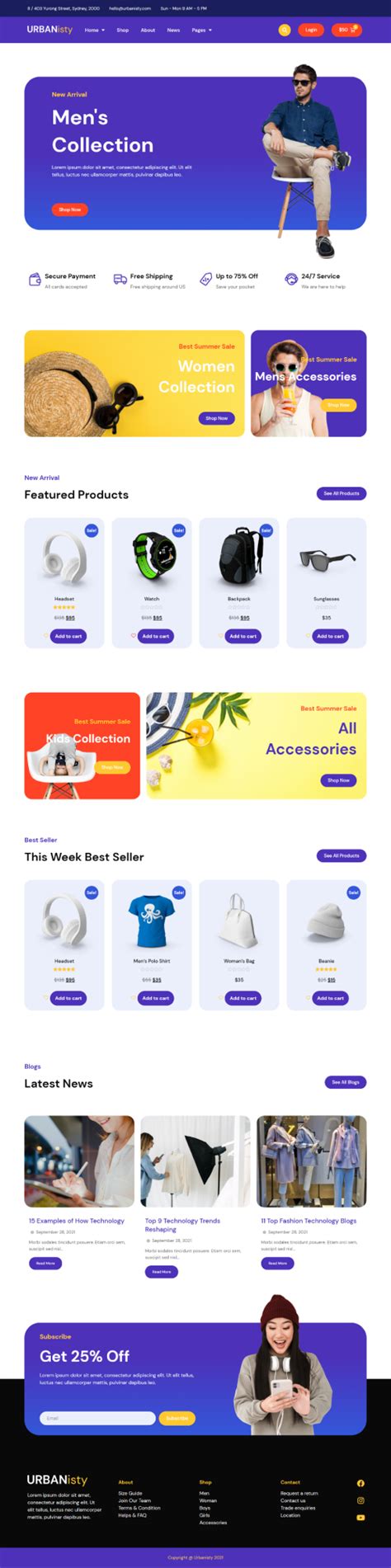 Elementor Ecommerce Templates