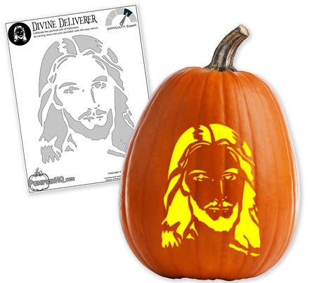 Jesus Pumpkin Carving Stencil Pumpkin Hq