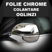 Folie Chrome Pentru Colantare Oglinzi Set Buc