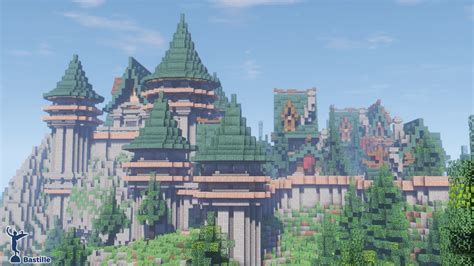 The Prismarine High Castle Rminecraft