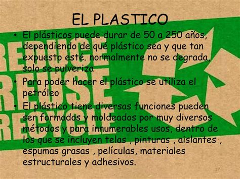 Uso Desecho Y Reciclado De Materiales Ppt