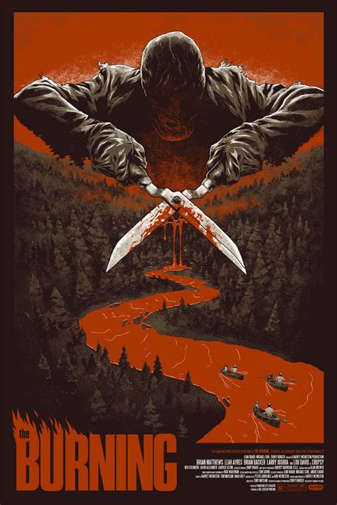 AMAZING Poster Art For Early 80 S Slasher Film The Burning Done By