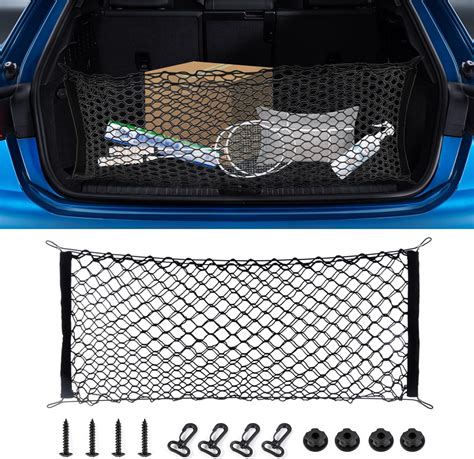 Amazon WINUERK Car Rear Cargo Net Trunk Organizer Adjustable