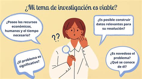 Consideraciones para elegir tema de investigación