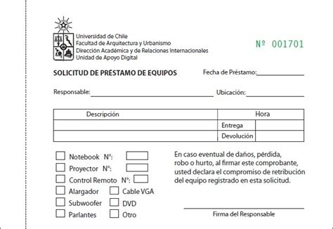 Formato De Prestamo De Equipos Diario Nacional 2023