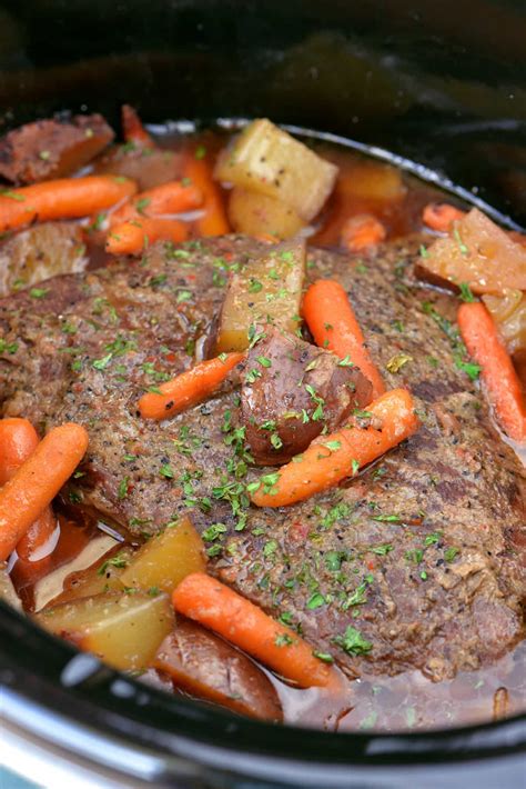 Slow Cooker Pot Roast with Video - The Gunny Sack