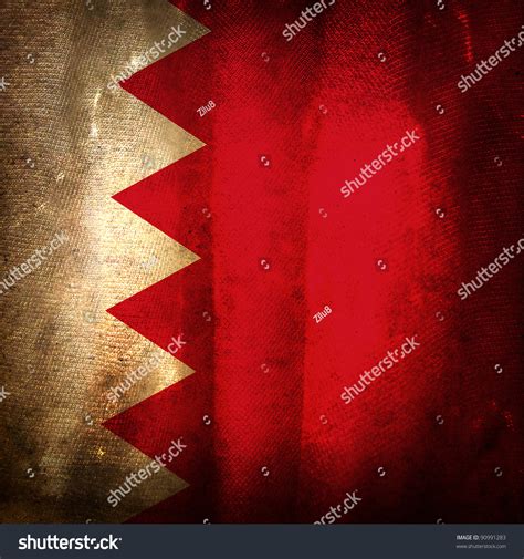 Old Grunge Flag Of Bahrain Stock Photo Shutterstock