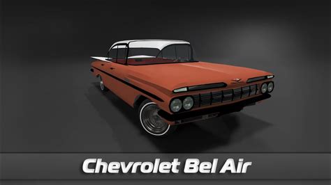 Мод Chevrolet Bel Air 1959 для Beamngdrive Youtube