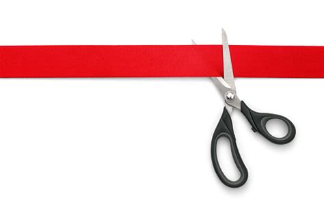 Red Ribbon Cutting Ceremony Stock Photo Download Image Now Istock