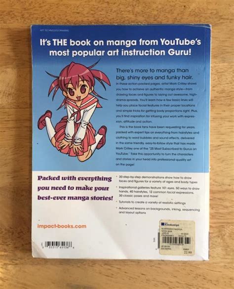 Mastering Manga With Mark Crilley Drawing Guidebook Hobbies Toys