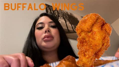 Asmr Eating Wings Mukbang Savage Eating Beautyxotania Youtube