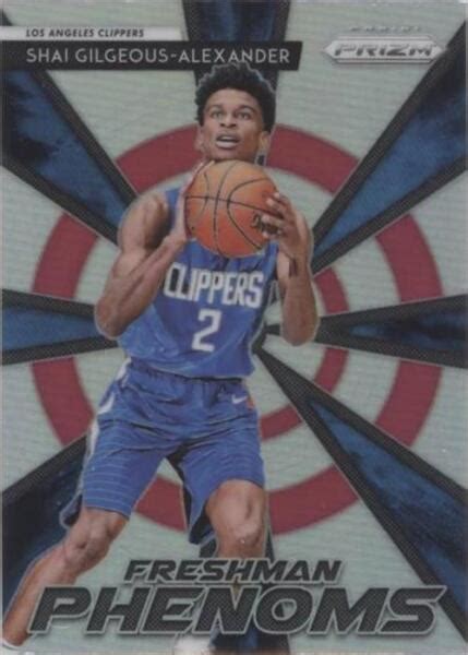 Panini Prizm Freshman Phenoms Silver Prizm Shai Gilgeous