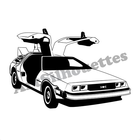 Delorean Time Machine From Back To The Future Etsy Delorean Delorean Time Machine Back To