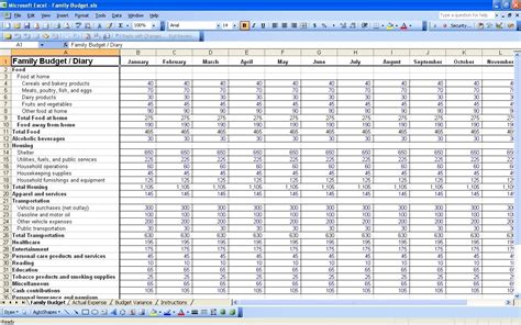 Free Income And Expense Spreadsheet Spreadsheet Downloa Free Sample