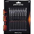 Pentonic B RT 0 7mm Retractable Ball Pen Blister Pack Blue Ink Set