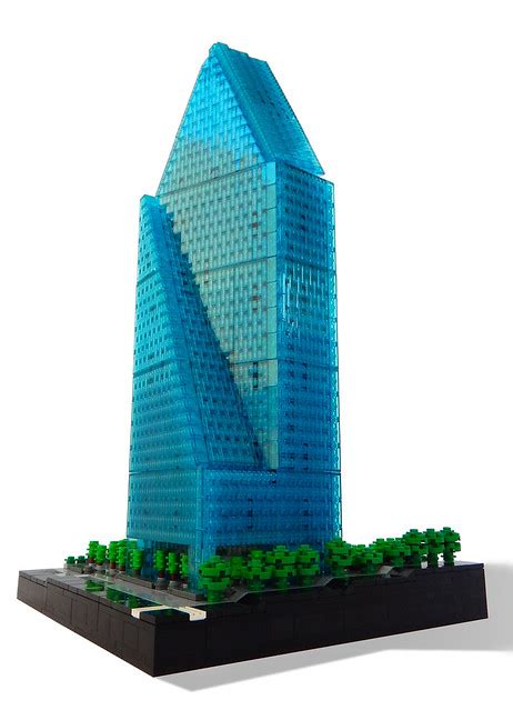 Fountain Place in Dallas, Texas, in LEGO microscale | The Brothers ...