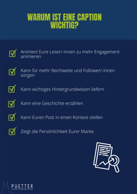 Instagram Bildbeschreibungen Puetter Online Blog