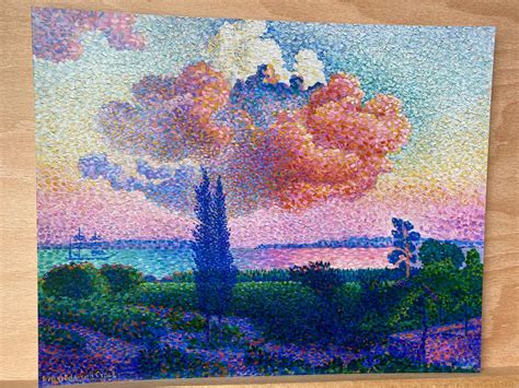 Henri Edmond Cross The Pink Cloud Pointillism Art Print Etsy