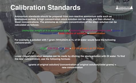 Reagent Preparation - Timberline Instruments