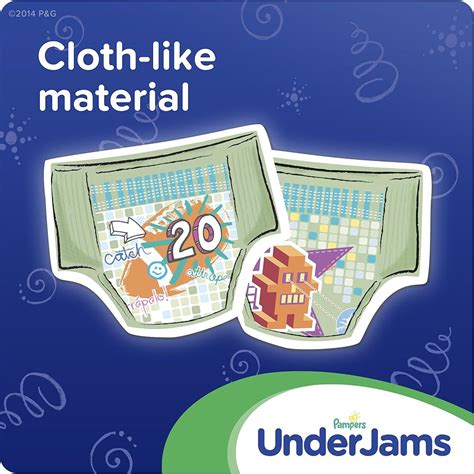 Pampers Underjams Boys Diapers Big Pack Size 7 Sm 46 Count Free