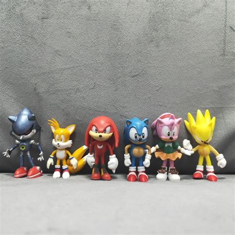 LM24hours Al Azar DeliveryAl 1 Unids 6 7cm Anime Sonic The Hedgehog PVC