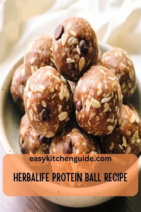 Herbalife Protein Ball Recipe Easy Kitchen Guide