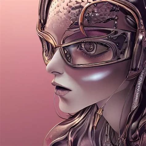 Gold And Silver Tones Cybernetic Princess Trapped In Stable