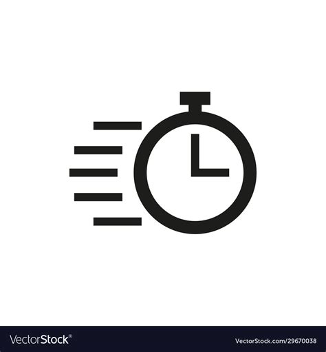 Speed Icon Simple Royalty Free Vector Image VectorStock