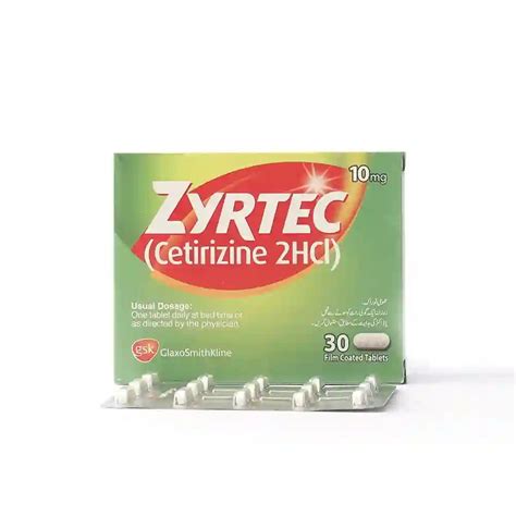 Zyrtec Tablets Uses Side Effects And Price In Pakistan