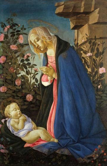 A Virgem Adorando O Menino Adormecido 1485 Sandro Botticelli