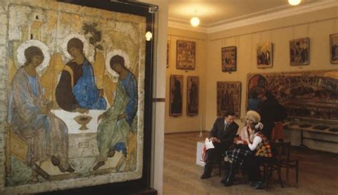 Икона Троица, Рублева, пока остается в хранилище Третьяковки.