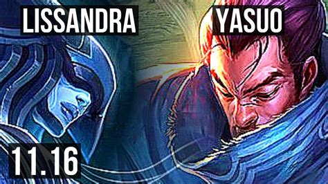 Lissandra Vs Yasuo Mid Rank Liss Winrate Legendary