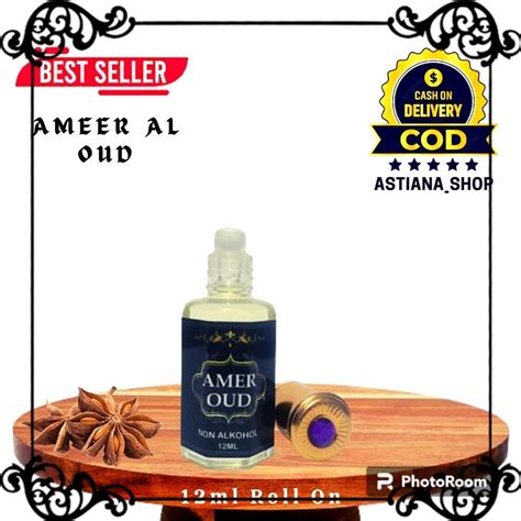 Jual Amer Oud Parfum Sholat Murni Minyak Wangi Ibadah Non Alkohol Ml