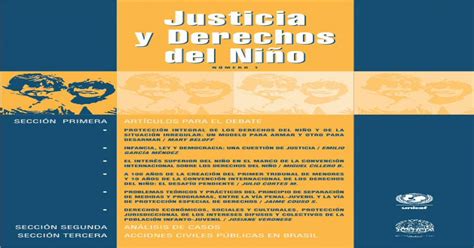 Justicia Y Derechos Del Niño Unicef Chile Y Derechos 1 Justicia Y Derechos Del NiÑo